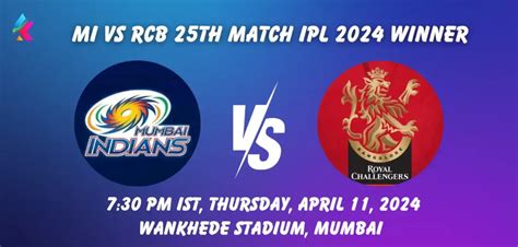 today match between ipl|mi vs rcb match today.